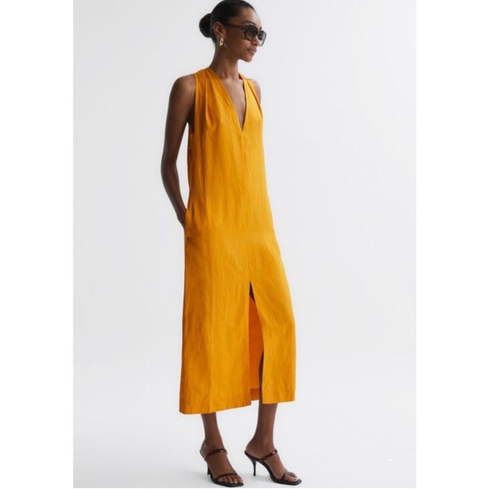REISS
Alda V Neck Midi Dress- NWT Size 6